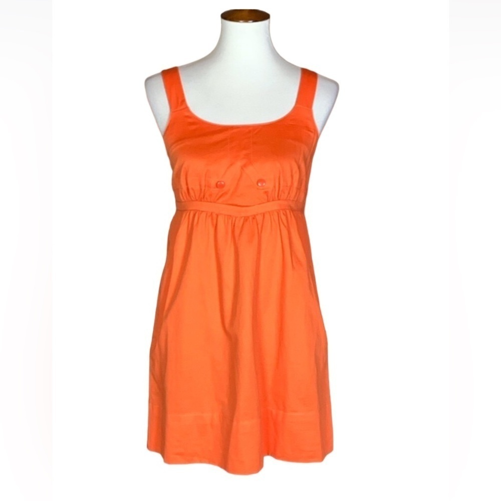 Tulle orange mini dress Size Small New with tag